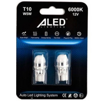 Світлодіодні лампи ALed T10 (W5W) white (2шт)