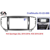 Рамка перехідна CraftAudio KI-22-599 KIA Sportage (QL) 2015-2018, KX5 2016-2018 9