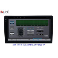 Автомагнітола Qline AMR-1046v6 Android 13 QLED 4+64Gb 10