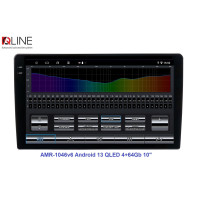 Автомагнітола Qline AMR-1046v6 Android 13 QLED 4+64Gb 10