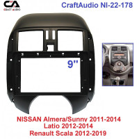 Рамка перехідна CraftAudio NI-22-178 NISSAN Almera/Sunny 2011-2014 9