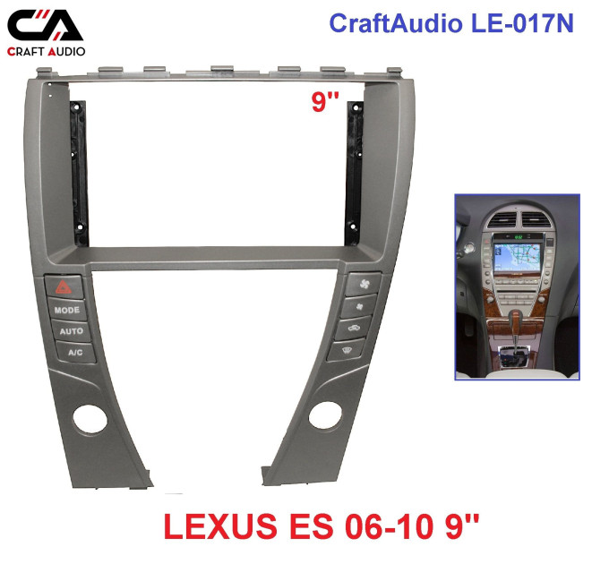 Рамка перехідна з проводкою CraftAudio LE-017N LEXUS ES 06-10 9