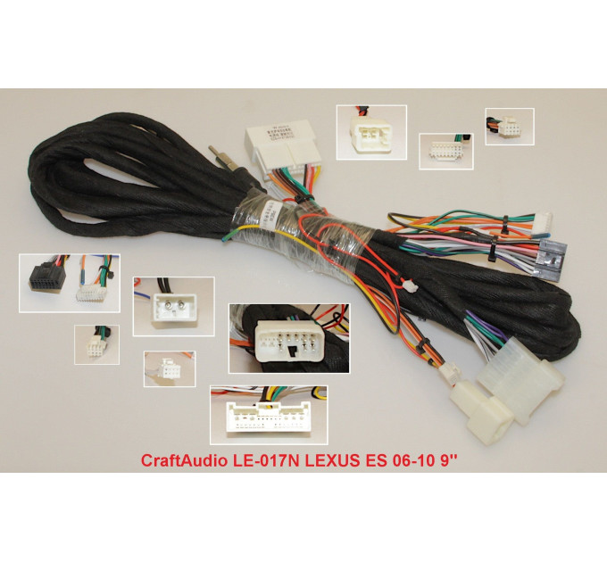 Рамка перехідна з проводкою CraftAudio LE-017N LEXUS ES 06-10 9