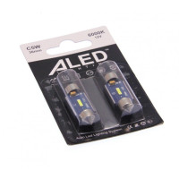 Габарит LED ALed C5W 36мм Canbus Festoon white (2шт)