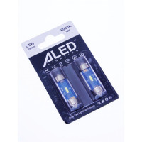 Габарит LED ALed C5W 39мм Canbus Festoon white (2шт)