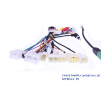 Комплект дротів для магнітол 16PIN CraftAudio CB-651 TOYOTA Corolla(Азія) 19/ RAV4(Азія) 19