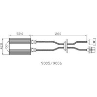 Обманки Led Prime-X CD 9005/9006/9012 цифрові (2 шт.)