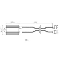 Обманки Led Prime-X CD H8/H9/H11/H16 цифрові (2 шт.)