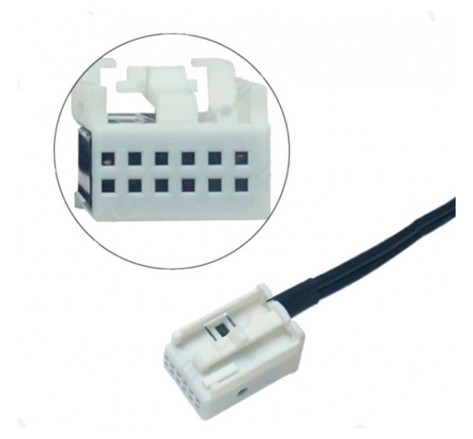 Bluetooth адаптер AUX (12 pin) для Mercedes (Comand APS NTG, Audio 20, Audio 30, Audio 50 APS) AWM BTM-52