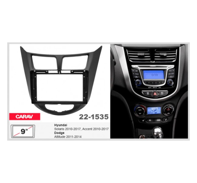 Перехідна рамка Hyundai Accent Carav 22-1535