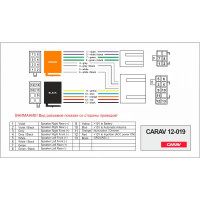 Перехідник ISO Nissan Carav 12-019