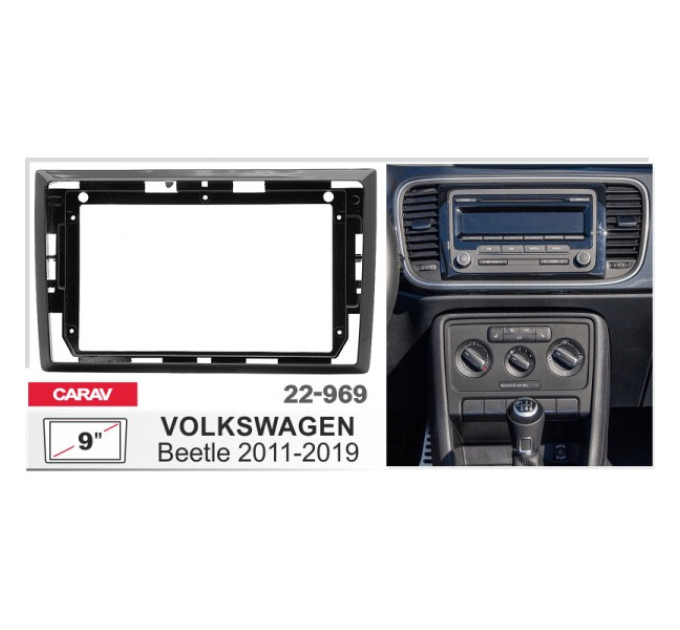 Перехідна рамка Volkswagen Beetle Carav 22-969