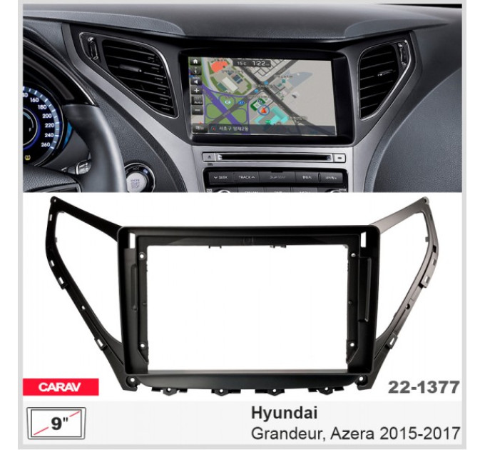 Перехідна рамка Hyundai Grandeur, Azera Carav 22-1377
