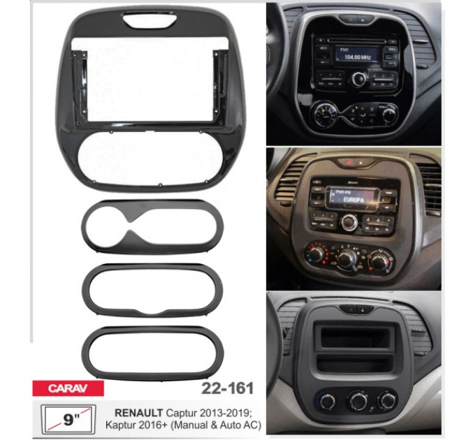 Перехідна рамка Renault Captur Carav 22-161