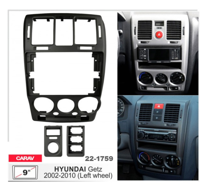 Перехідна рамка Hyundai Getz Carav 22-1759
