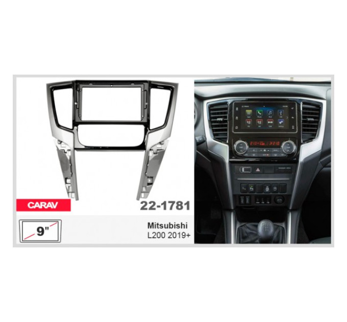 Перехідна рамка Mitsubishi L200 Carav 22-1781