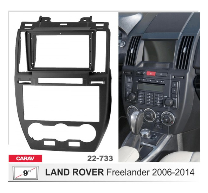 Перехідна рамка Land Rover Freelander Carav 22-733