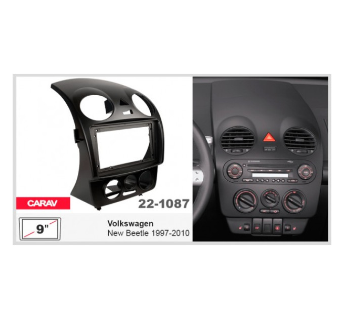 Перехідна рамка Volkswagen New Beetle Carav 22-1087