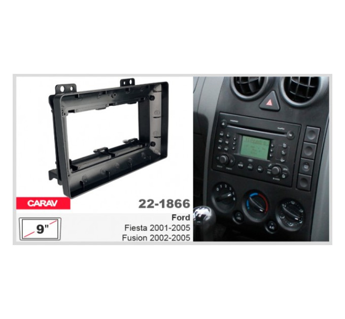 Перехідна рамка Ford Fiesta, Fusion Carav 22-1866