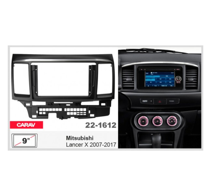 Перехідна рамка Mitsubishi Lancer X Carav 22-1612