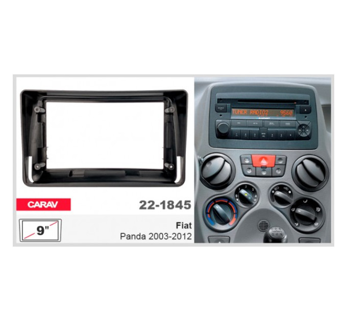 Перехідна рамка Fiat Panda Carav 22-1845