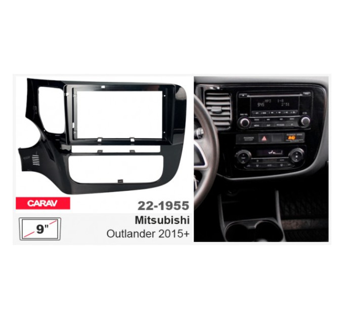 Перехідна рамка Mitsubishi Outlander Carav 22-1955