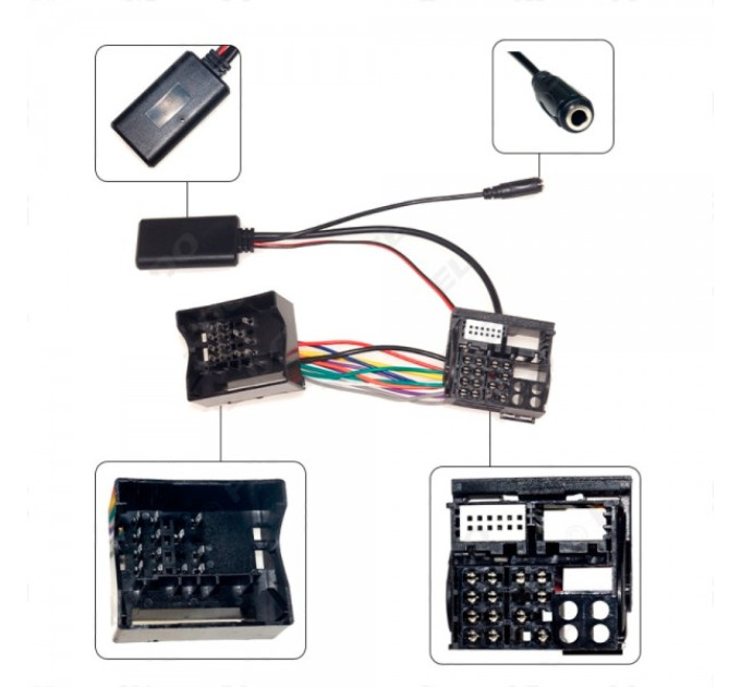 Bluetooth адаптер AUX (16 pin) для Citroen, Peugeot AWM BTM-17