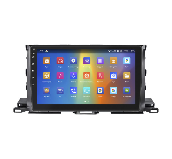 Штатна магнітола Toyota Highlander (U50) 2013-2016 Element Prime 4/64 CarPlay 4G
