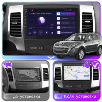Штатна магнітола Peugeot 4007 2007-2012 Element Prime 4/64 CarPlay 4G