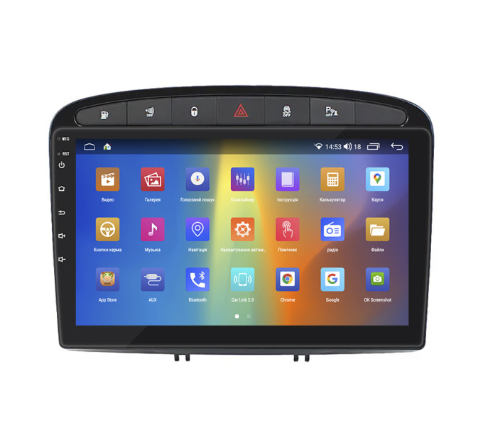 Штатна магнітола Peugeot RCZ 2012-2015 Element Prime 4/64 4G CarPlay