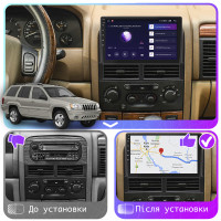Штатна магнітола Jeep Grand Cherokee (WJ) 1998-2004 Element 6/128 4G CarPlay