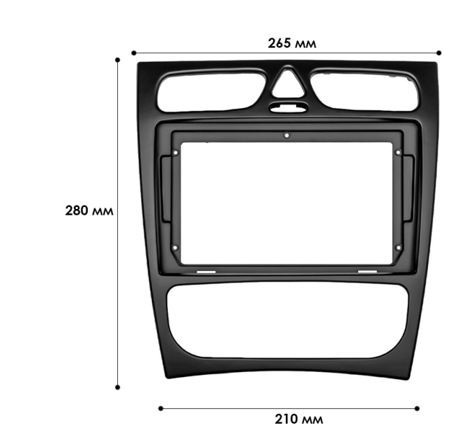 Перехідна рамка Mercedes C-klasse (W203) 2000-2004 (5308)