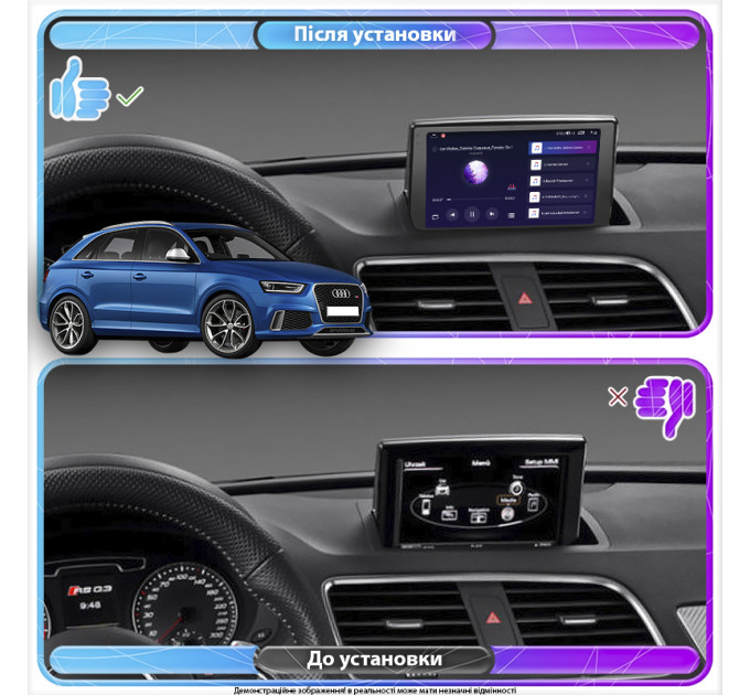 Штатна магнітола Audi RS Q3 (8U) 2013-2015 Element Prime 2/32 4G CarPlay