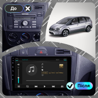 Штатна магнітола Ford S-MAX 2006-2010 Element 4/64 4G CarPlay