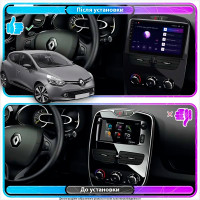 Штатна магнітола Renault Clio 2012-2016 Element 6/128 4G CarPlay