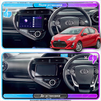 Штатна магнітола Toyota Prius c 2015- Element 6/128 4G CarPlay