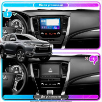 Штатна магнітола Mitsubishi Pajero Sport 2015-2021 Element Prime 4/64 CarPlay 4G
