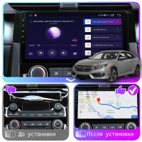 Штатна магнітола Honda Civic 2015-2021 Element Prime 2/32 4G CarPlay