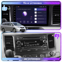 Штатна магнітола Toyota Sienna  2010-2014 Element 2/32 4G