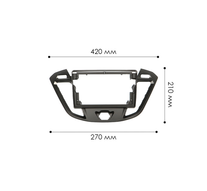 Перехідна рамка Ford Transit Custom 2012-2018 Tourneo Custom 2012-2018 (7607)