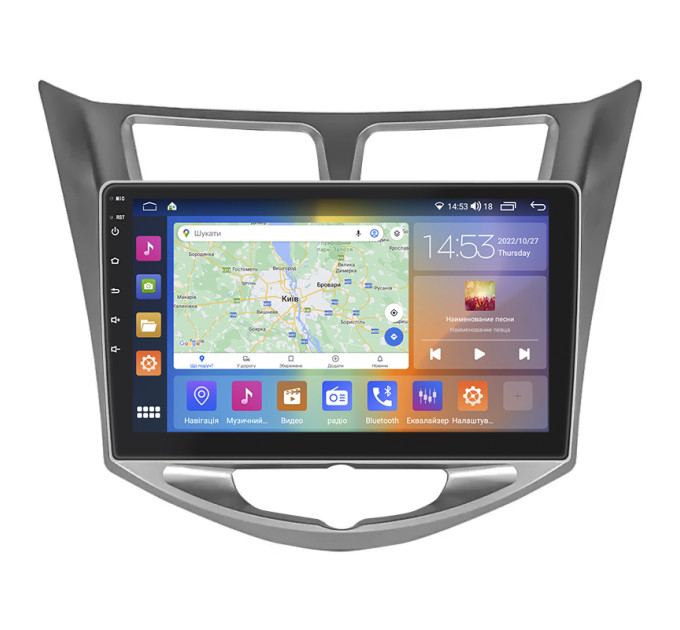 Штатна магнітола Hyundai Solaris 2010-2014 Element Prime 4/64 CarPlay 4G