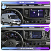 Штатна магнітола Volkswagen Crafter 2017- Element Prime 2/32 CarPlay 4G