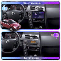 Штатна магнітола SsangYong Actyon 2005-2011 Element 6/128 4G CarPlay