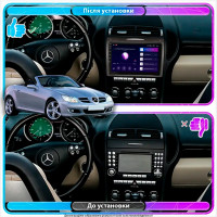 Штатна магнітола Mercedes-Benz SLK-Клас (R171) 2004-2008 Element Prime 4/64 CarPlay 4G