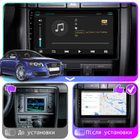 Штатна магнітола Audi RS 4 (B7) 2005-2009 Element 6/128 4G CarPlay