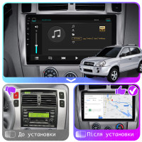 Штатна магнітола Hyundai Tucson 2004-2010 Element 6/128 4G CarPlay