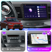Штатна магнітола Mitsubishi Lancer 2007-2010 Element Prime 4/64 4G CarPlay