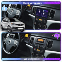 Штатна магнітола SsangYong Actyon 2013- Element 4/64 4G CarPlay