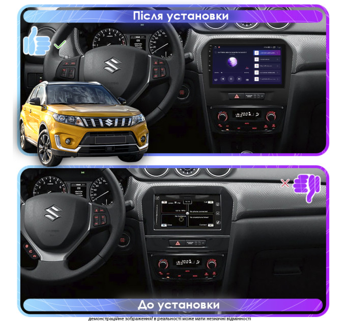 Штатна магнітола Suzuki Vitara 2018- Element 4/64 4G CarPlay