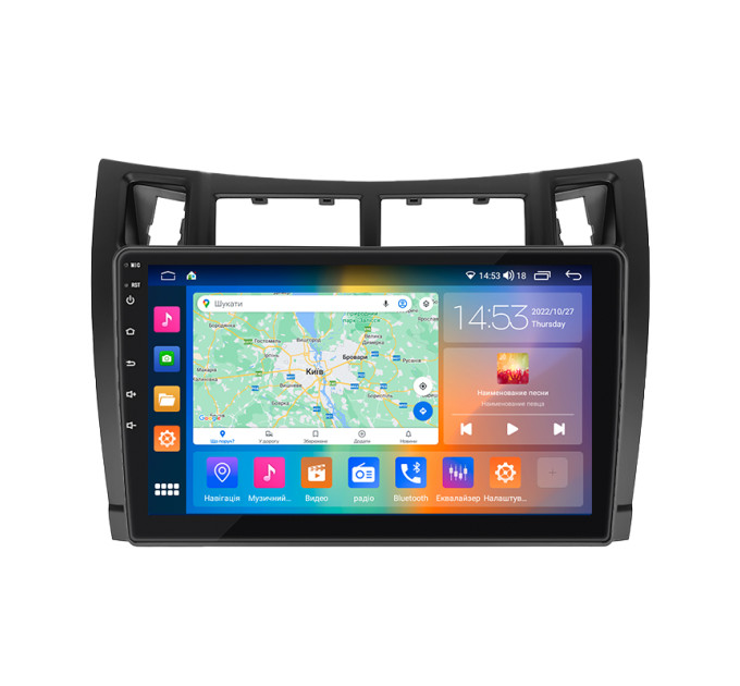 Штатна магнітола Toyota Vitz (XP90) 2005-2011 Element Prime 4/64 4G CarPlay